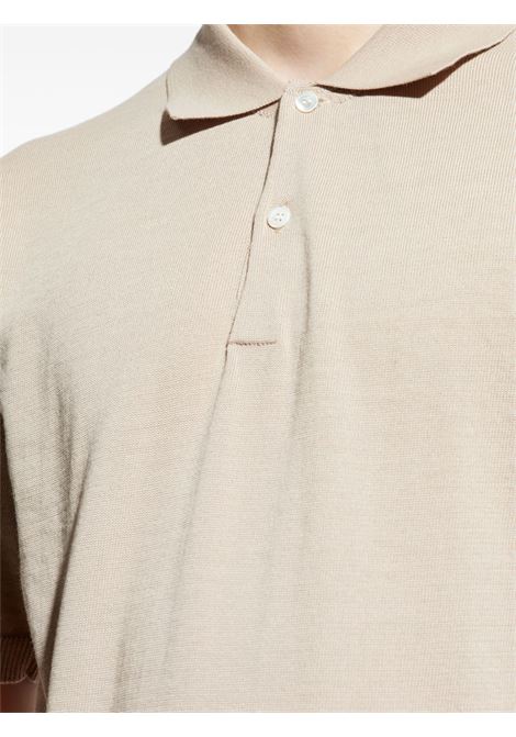 polo knitted uomo beige COMME DES GARÇONS SHIRT | FO-N0074